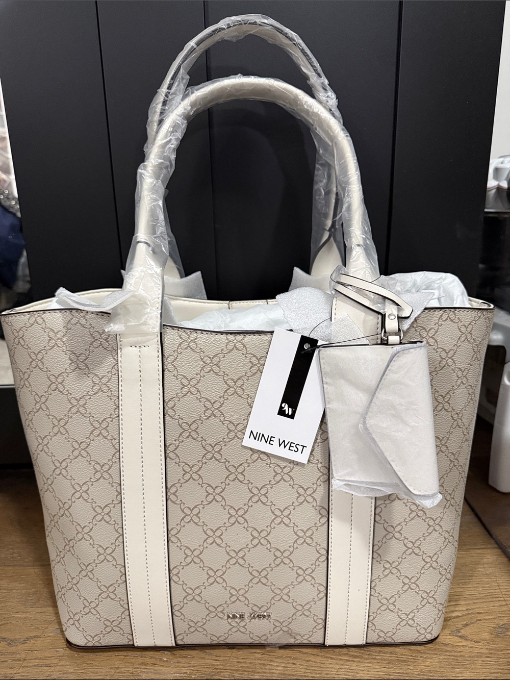 Nine West Cream Tote